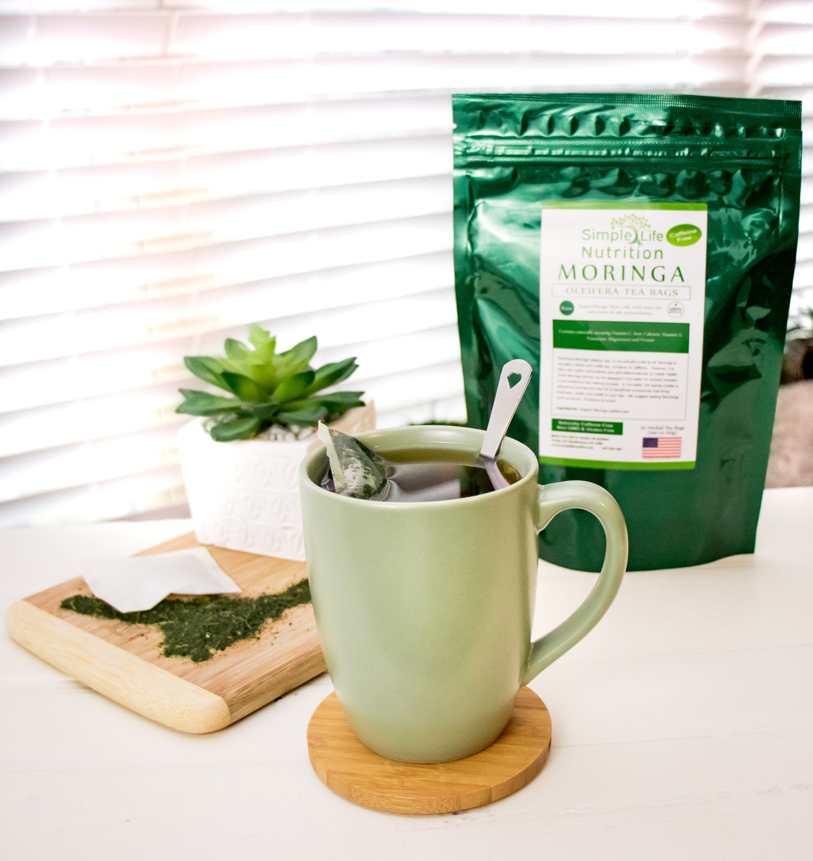 100% Organic Moringa Tea